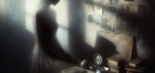 10 Načina kako danas slomiti vlastito srce (bez previše truda) | A melancholic figure sitting in a dimly lit room, surrounded by shadows and memories.