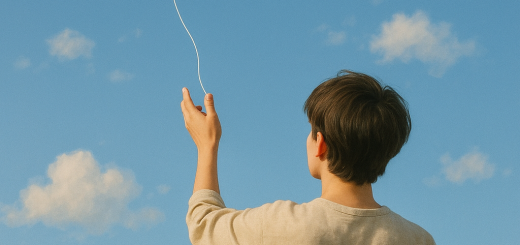 20 Bitnih stvari koje naučite puštajući ono što ne možete kontrolirati | A tranquil scene of a person releasing a balloon into the blue sky, symbolizing freedom and letting go.