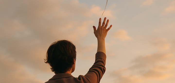 8 Učinkovitih načina kako se osloboditi i krenuti naprijed od stvari koje ne možemo kontrolirati u životu | A person releasing a balloon into the sky, symbolizing letting go and moving on.