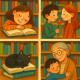 16 Sitnih Priča o Žaljenju koje bi Mogle Promijeniti Tvoj Život | A collection of small, poignant moments captured in a whimsical, colorful book setting.