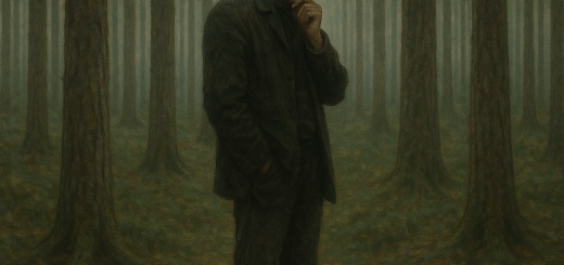 7 Stvari koje treba pamtiti kada se osjećaš izdan | A figure standing alone in a forest, surrounded by tall trees, reflecting on life with a thoughtful expression.