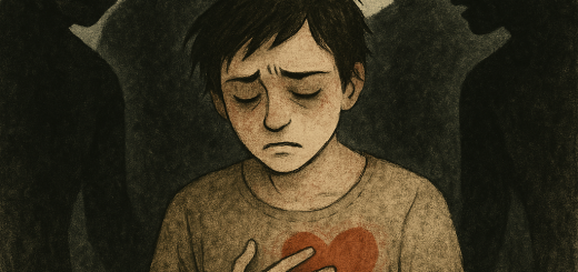7 Iznenađujućih razloga zašto privlačite toksične ljude u svoj život | An illustration of a person surrounded by shadowy figures, symbolizing toxic relationships and emotional turmoil.